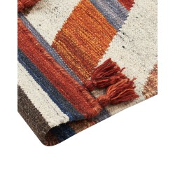 Dywan wełniany kilim 200 x 300 cm wielokolorowy MRGASHAT Dywan wełniany kilim 200 x 300 cm wielokolorowy MRGASHAT