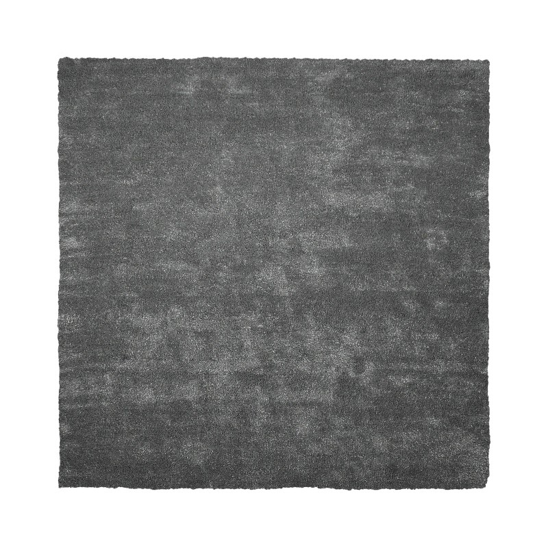 Dywan shaggy 200 x 200 cm ciemnoszary DEMRE Dywan shaggy 200 x 200 cm ciemnoszary DEMRE