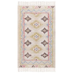 Dywan z juty 80 x 150 cm wielokolorowy TERKOS Dywan z juty 80 x 150 cm wielokolorowy TERKOS