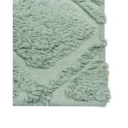 Dywan bawełniany 80 x 150 cm zielony HATAY Dywan bawełniany 80 x 150 cm zielony HATAY
