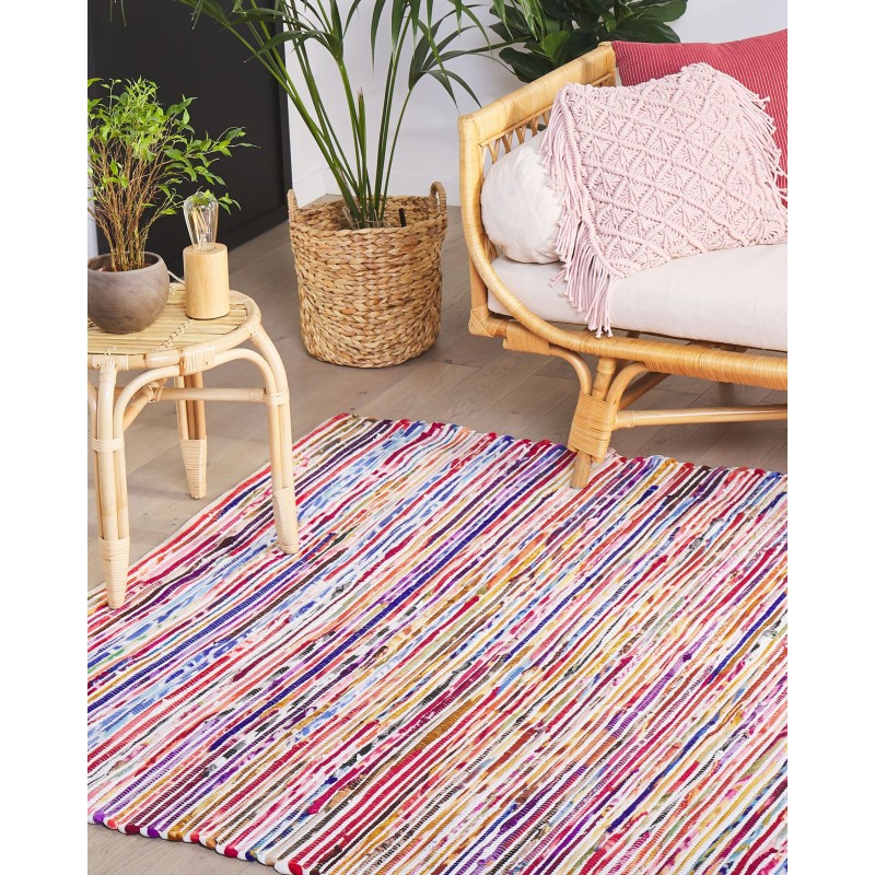 Dywan 140 x 200 cm wielokolorowy BARTIN Dywan 140 x 200 cm wielokolorowy BARTIN