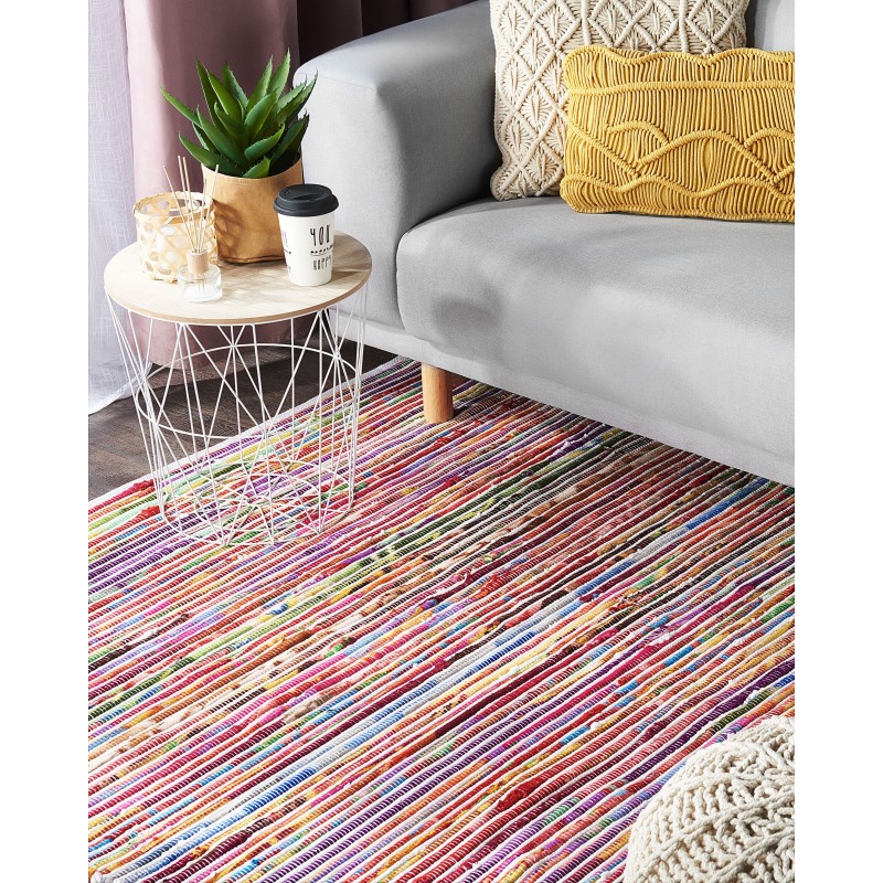Dywan 140 x 200 cm wielokolorowy BARTIN Dywan 140 x 200 cm wielokolorowy BARTIN