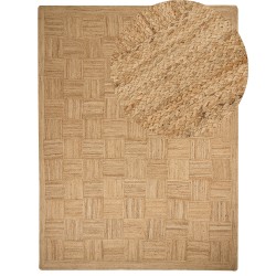 Dywan z juty 300 x 400 cm beżowy ESENTEPE Dywan z juty 300 x 400 cm beżowy ESENTEPE