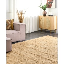 Dywan z juty 300 x 400 cm beżowy ESENTEPE Dywan z juty 300 x 400 cm beżowy ESENTEPE