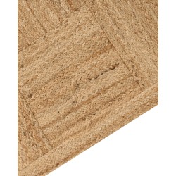 Dywan z juty 300 x 400 cm beżowy ESENTEPE Dywan z juty 300 x 400 cm beżowy ESENTEPE