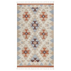 Dywan bawełniany kilim 80 x 150 cm wielokolorowy DILIJAN Dywan bawełniany kilim 80 x 150 cm wielokolorowy DILIJAN