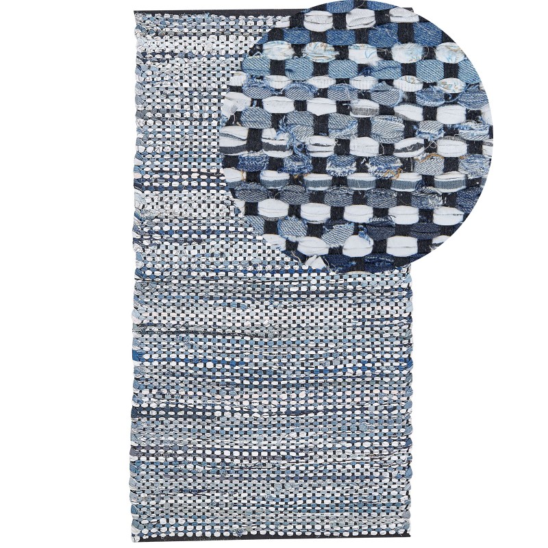Dywan bawełniany 80 x 150 cm wielokolorowy ALANYA Dywan bawełniany 80 x 150 cm wielokolorowy ALANYA
