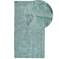 Dywan bawełniany 80 x 150 cm miętowy SIRNAK Dywan bawełniany 80 x 150 cm miętowy SIRNAK