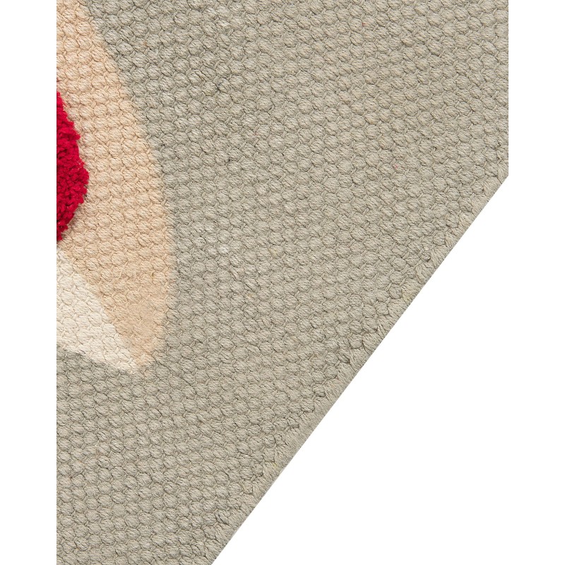 Dywan dziecięcy bawełniany motyw żyrafy 80 x 150 cm wielokolorowy SAKUBO Dywan dziecięcy bawełniany motyw żyrafy 80 x 150 cm wielokolorowy SAKUBO