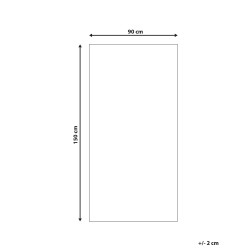 Dywan na zewnątrz 90 x 150 cm ciemnozielony KOTA Dywan na zewnątrz 90 x 150 cm ciemnozielony KOTA