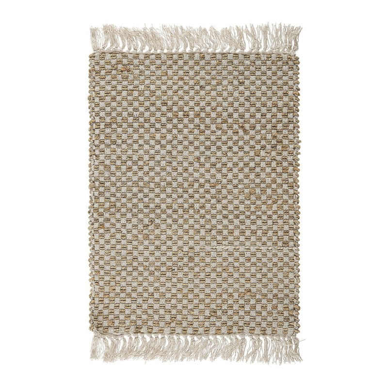 Dywan z juty 50 x 80 cm beżowy ZERDALI Dywan z juty 50 x 80 cm beżowy ZERDALI
