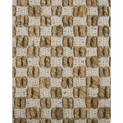 Dywan z juty 50 x 80 cm beżowy ZERDALI Dywan z juty 50 x 80 cm beżowy ZERDALI