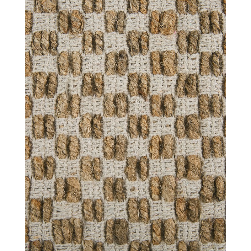 Dywan z juty 50 x 80 cm beżowy ZERDALI Dywan z juty 50 x 80 cm beżowy ZERDALI