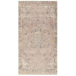 Dywan bawełniany 80 x 150 cm beżowy MATARIM Dywan bawełniany 80 x 150 cm beżowy MATARIM
