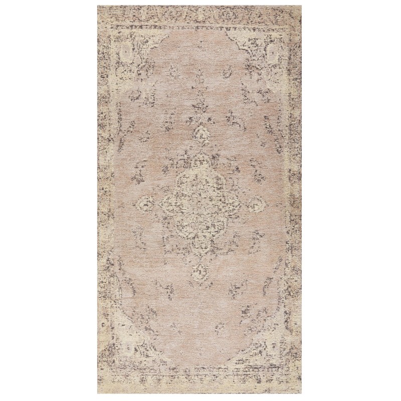 Dywan bawełniany 80 x 150 cm beżowy MATARIM Dywan bawełniany 80 x 150 cm beżowy MATARIM