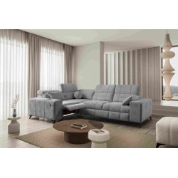 Narożnik ballagio II Mix z funkcją spania oraz funkcją relax tkanina Spring 1102