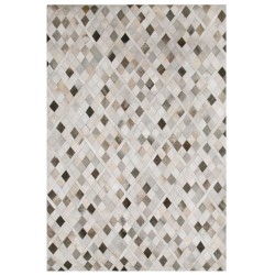 Dywan patchwork skórzany 160 x 230 cm wielokolorowy HIRKA Dywan patchwork skórzany 160 x 230 cm wielokolorowy HIRKA