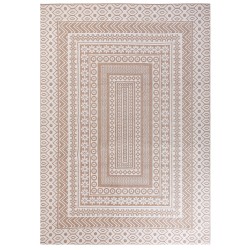 Dywan 160 x 230 cm beżowo-biały BAGLAR Dywan 160 x 230 cm beżowo-biały BAGLAR