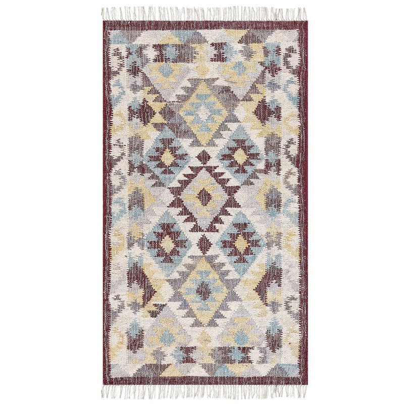 Dywan z juty 80 x 150 cm wielokolorowy FENER Dywan z juty 80 x 150 cm wielokolorowy FENER