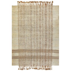 Dywan z juty 160 x 230 cm beżowy ORTAOBA Dywan z juty 160 x 230 cm beżowy ORTAOBA