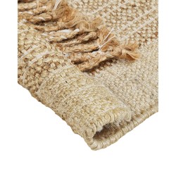 Dywan z juty 160 x 230 cm beżowy ORTAOBA Dywan z juty 160 x 230 cm beżowy ORTAOBA
