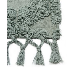 Dywan bawełniany 80 x 150 cm zielony KARS Dywan bawełniany 80 x 150 cm zielony KARS
