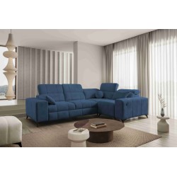 Ballagio II corner sofa with a sleeping function in Plecionka fabric, Spring 1118