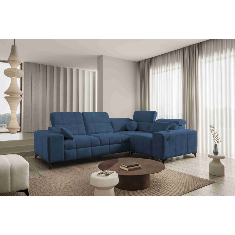 Ballagio II corner sofa with a sleeping function in Plecionka fabric, Spring 1118 Ballagio II corner sofa with a sleeping function in Plecionka fabric, Spring 1118