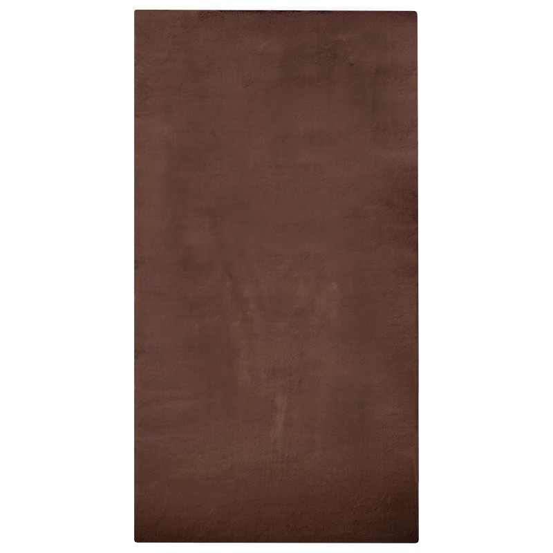 Dywan sztuczne futro królika 80 x 150 cm brązowy MIRPUR Dywan sztuczne futro królika 80 x 150 cm brązowy MIRPUR