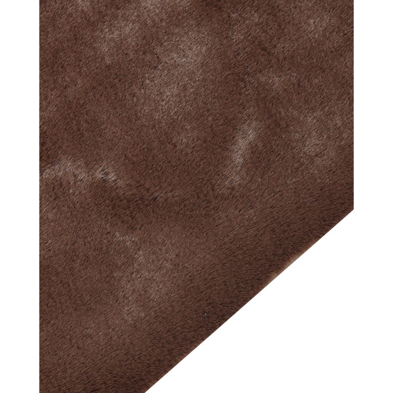 Dywan sztuczne futro królika 80 x 150 cm brązowy MIRPUR Dywan sztuczne futro królika 80 x 150 cm brązowy MIRPUR
