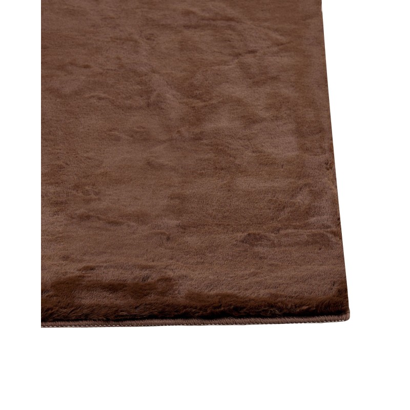 Dywan sztuczne futro królika 80 x 150 cm brązowy MIRPUR Dywan sztuczne futro królika 80 x 150 cm brązowy MIRPUR