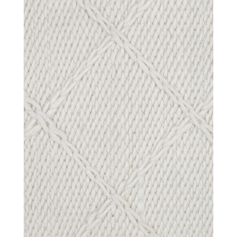 Dywan wełniany 160 x 230 cm złamana biel ELLEK Dywan wełniany 160 x 230 cm złamana biel ELLEK