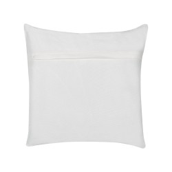 2 bawełniane poduszki dekoracyjne z motywem ptaków 45 x 45 cm białe DILLENIA 2 bawełniane poduszki dekoracyjne z motywem ptaków 45 x 45 cm białe DILLENIA