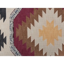 Koc NAGAON Bawełna 130 x 180 cm Kolorowy Koc NAGAON Bawełna 130 x 180 cm Kolorowy