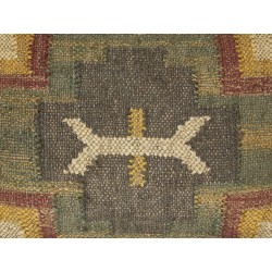 Zestaw 2 poduszek dekoracyjnych PULICAT Juta 30 x 50 cm Kolorowy Wzór orientalny Zestaw 2 poduszek dekoracyjnych PULICAT Juta 30 x 50 cm Kolorowy Wzór orientalny