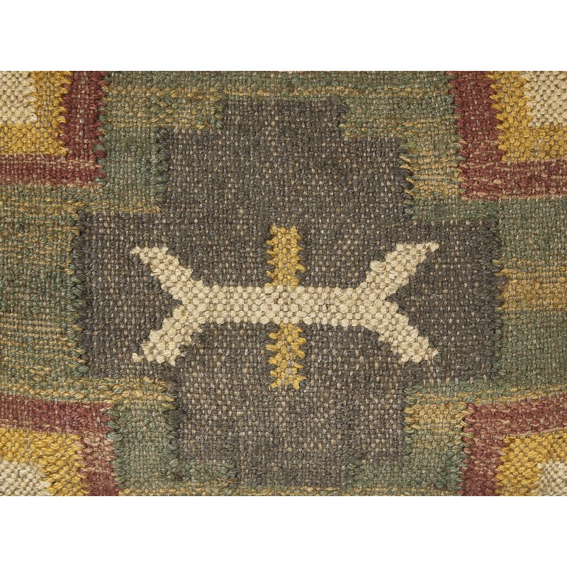 Zestaw 2 poduszek dekoracyjnych PULICAT Juta 30 x 50 cm Kolorowy Wzór orientalny Zestaw 2 poduszek dekoracyjnych PULICAT Juta 30 x 50 cm Kolorowy Wzór orientalny
