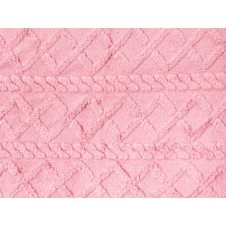 Koc HONEYCOMB 150 x 200 cm Różowy Koc HONEYCOMB 150 x 200 cm Różowy