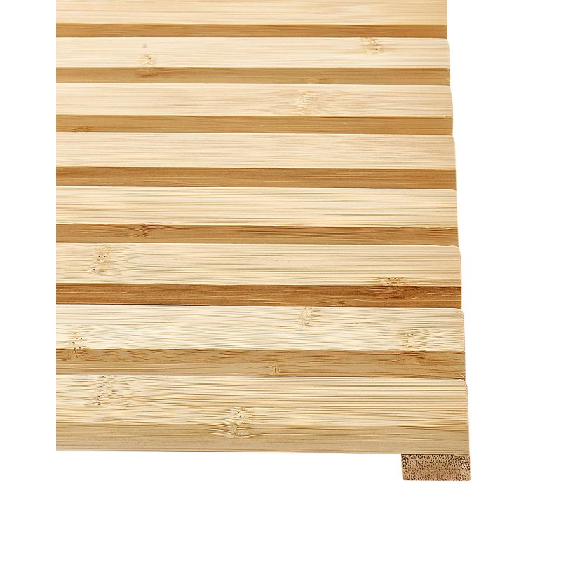 Mata łazienkowa bambusowa 53 x 36 cm jasne drewno BARTOW Mata łazienkowa bambusowa 53 x 36 cm jasne drewno BARTOW