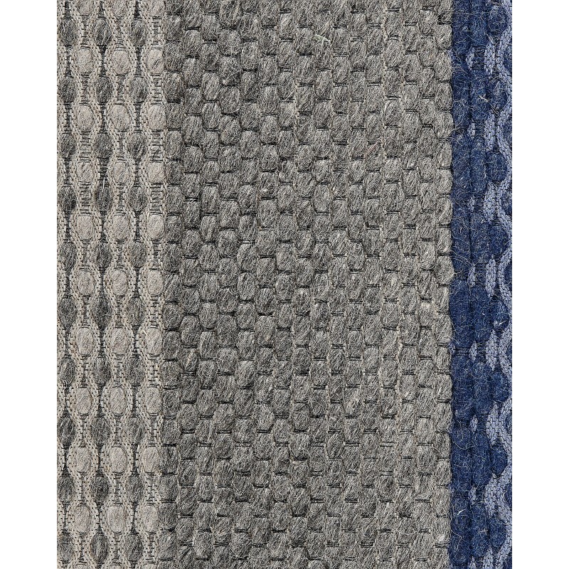 Dywan wełniany 160 x 220 cm niebiesko-szary AKKAYA Dywan wełniany 160 x 220 cm niebiesko-szary AKKAYA