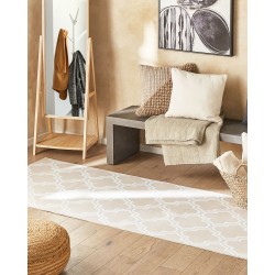 Dywan 80 x 300 cm beżowy KADAYAL Dywan 80 x 300 cm beżowy KADAYAL