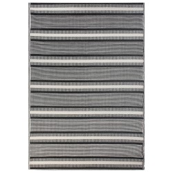 Dywan zewnętrzny 160 x 230 cm beżowo-czarny MANSA Dywan zewnętrzny 160 x 230 cm beżowo-czarny MANSA