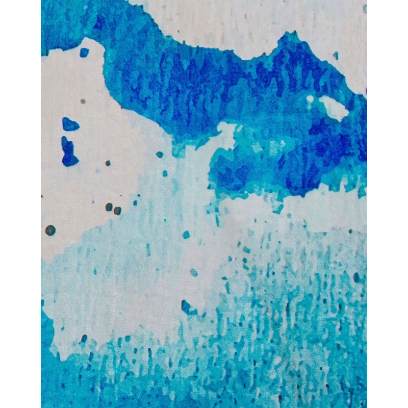 Dywan 80 x 150 cm niebiesko-szary BOZAT Dywan 80 x 150 cm niebiesko-szary BOZAT