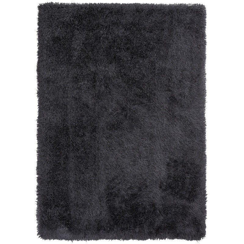 Dywan shaggy 160 x 230 cm czarny CIDE Dywan shaggy 160 x 230 cm czarny CIDE