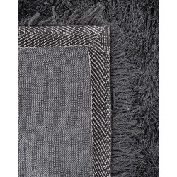 Dywan shaggy 160 x 230 cm czarny CIDE Dywan shaggy 160 x 230 cm czarny CIDE
