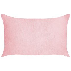 Zestaw 2 poduszek dekoracyjnych MILLET Sztruks 30 x 50 cm Różowy Wzór geometryczny Zestaw 2 poduszek dekoracyjnych MILLET Sztruks 30 x 50 cm Różowy Wzór geometryczny