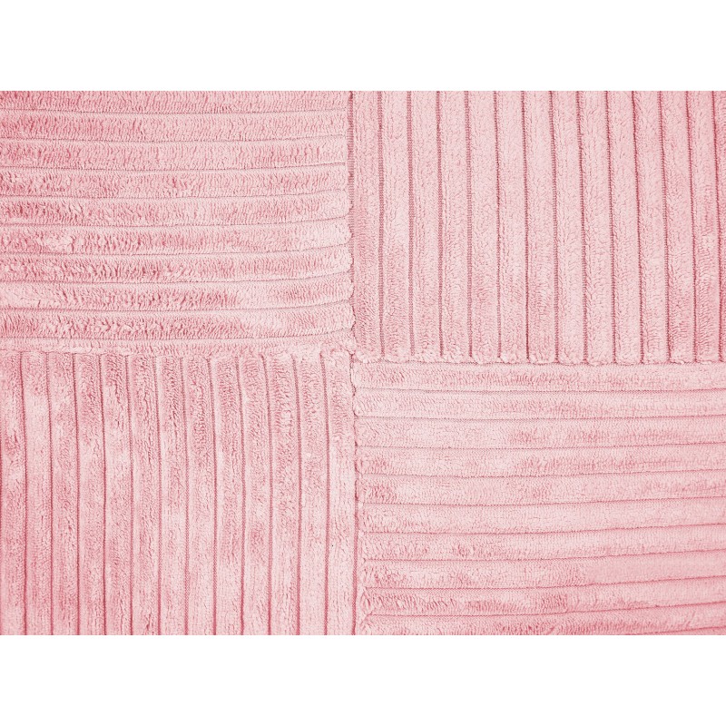 Zestaw 2 poduszek dekoracyjnych MILLET Sztruks 30 x 50 cm Różowy Wzór geometryczny Zestaw 2 poduszek dekoracyjnych MILLET Sztruks 30 x 50 cm Różowy Wzór geometryczny