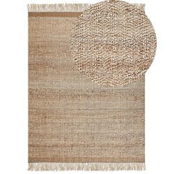 Dywan z juty 160 x 230 cm beżowy ABANA
