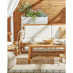 Dywan z juty 160 x 230 cm beżowy ABANA Dywan z juty 160 x 230 cm beżowy ABANA