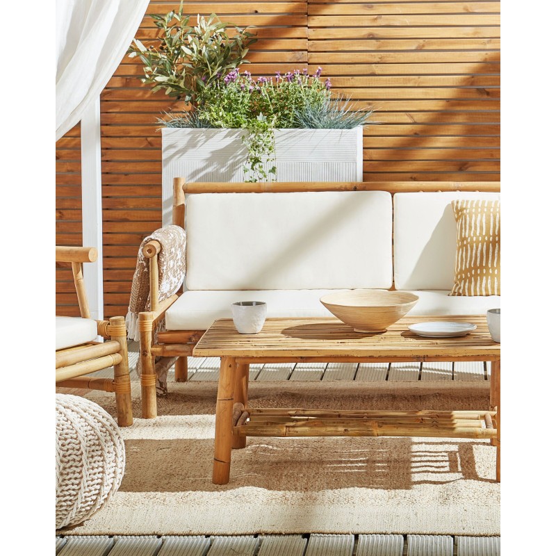 Dywan z juty 160 x 230 cm beżowy ABANA Dywan z juty 160 x 230 cm beżowy ABANA