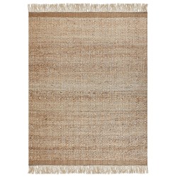 Dywan z juty 160 x 230 cm beżowy ABANA Dywan z juty 160 x 230 cm beżowy ABANA